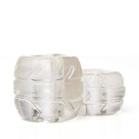 Clear TPR Cock Ring + Ball Stretcher Male Sex Toy