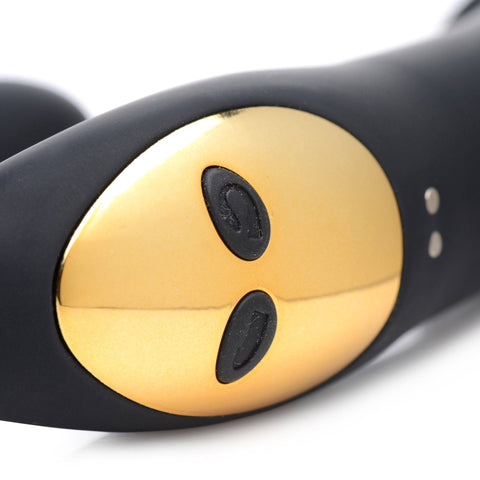10X Pleasure Pose Come Hither Silicone Vibrator with Poseabl