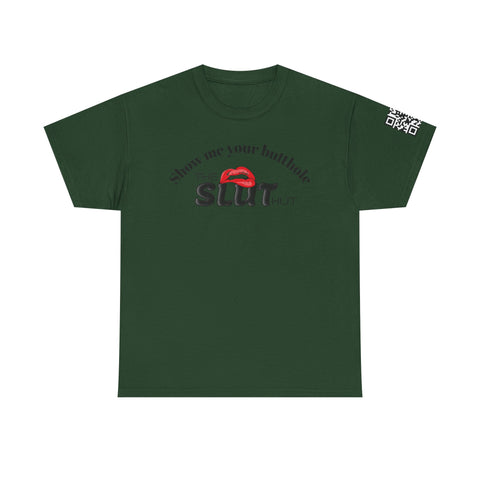 Unisex Tee - Website QR Code - "Show me your butthole"