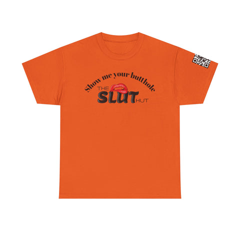 Unisex Tee - Website QR Code - "Show me your butthole"