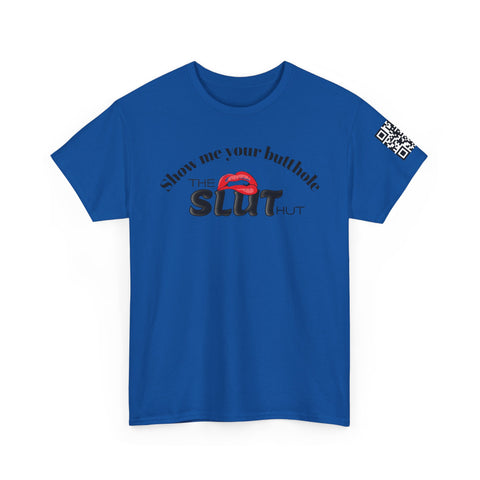 Unisex Tee - Website QR Code - "Show me your butthole"
