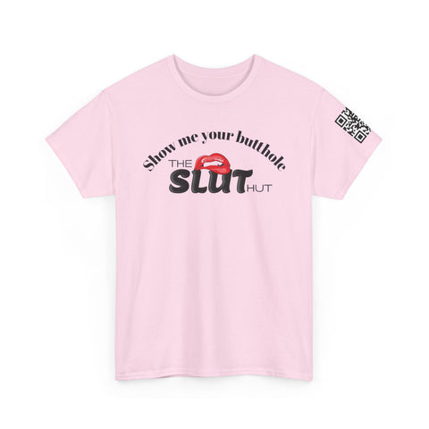 Unisex Tee - Website QR Code - "Show me your butthole"