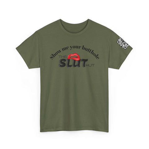 Unisex Tee - Website QR Code - "Show me your butthole"