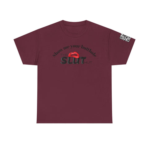 Unisex Tee - Website QR Code - "Show me your butthole"