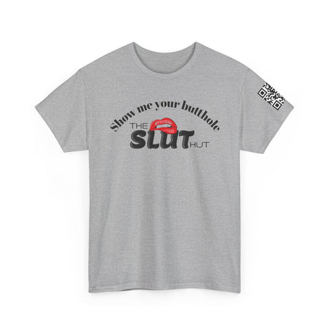 Unisex Tee - Website QR Code - "Show me your butthole"