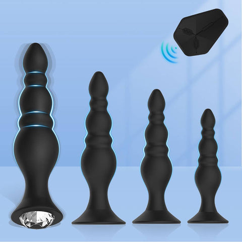 Sexy toys anal plug vibration wireless remote control massag