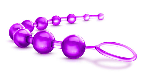 B Yours Basic Beads - 12" Beginner's Anal Toy - 1" Max Width