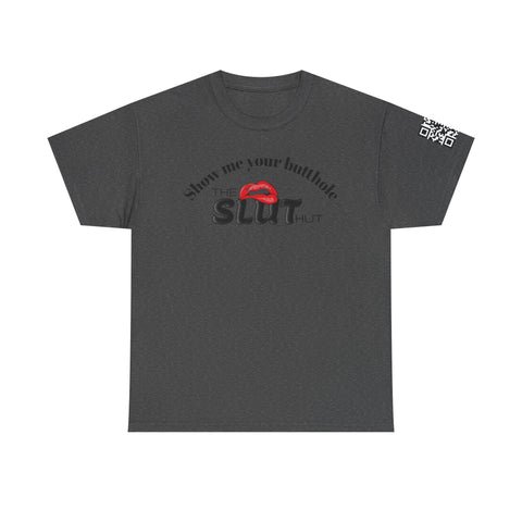 Unisex Tee - Website QR Code - "Show me your butthole"