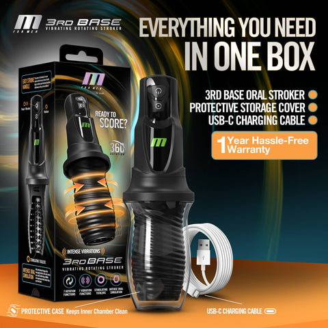 M for Men - 3rd Base - Black