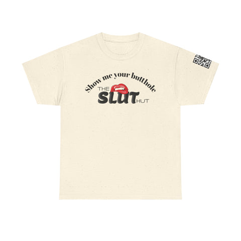 Unisex Tee - Website QR Code - "Show me your butthole"