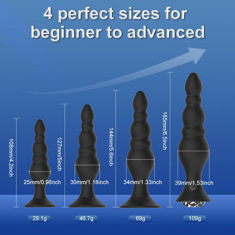 Sexy toys anal plug vibration wireless remote control massag