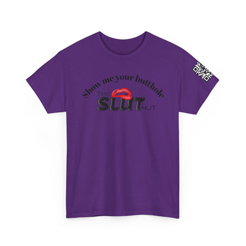 Unisex Tee - Website QR Code - "Show me your butthole"