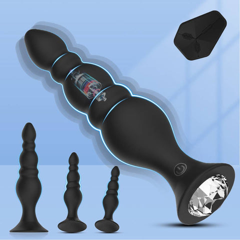 Sexy toys anal plug vibration wireless remote control massag