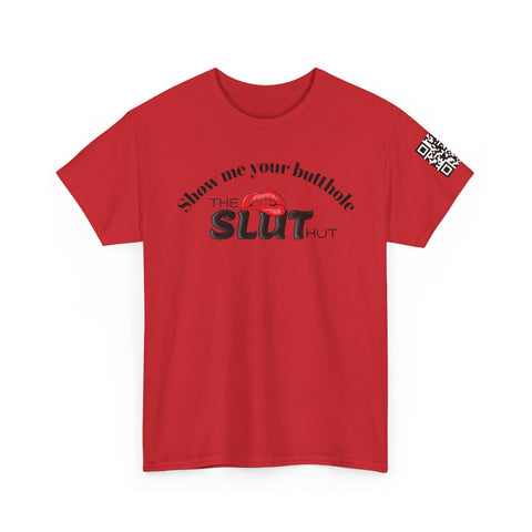 Unisex Tee - Website QR Code - "Show me your butthole"