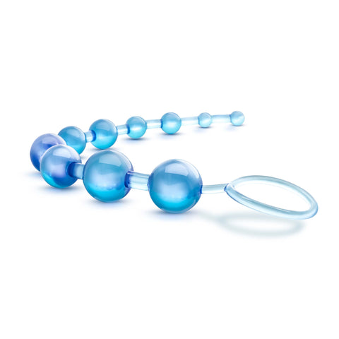 B Yours Basic Beads - 12" Beginner's Anal Toy - 1" Max Width