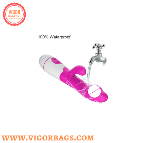 Rabbit ear ticking dildo & Silicone Rabbit Vibrator G Spot 1