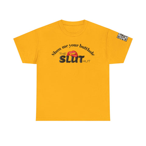 Unisex Tee - Website QR Code - "Show me your butthole"