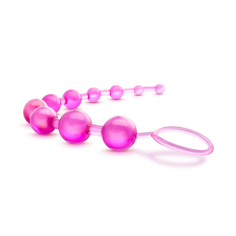 B Yours Basic Beads - 12" Beginner's Anal Toy - 1" Max Width