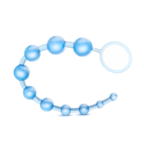 B Yours Basic Beads - 12" Beginner's Anal Toy - 1" Max Width