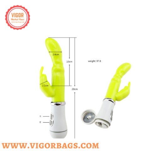 Rabbit ear ticking dildo & Silicone Rabbit Vibrator G Spot 1