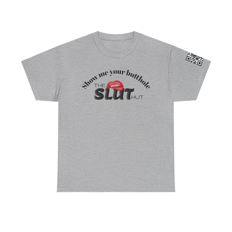 Unisex Tee - Website QR Code - "Show me your butthole"