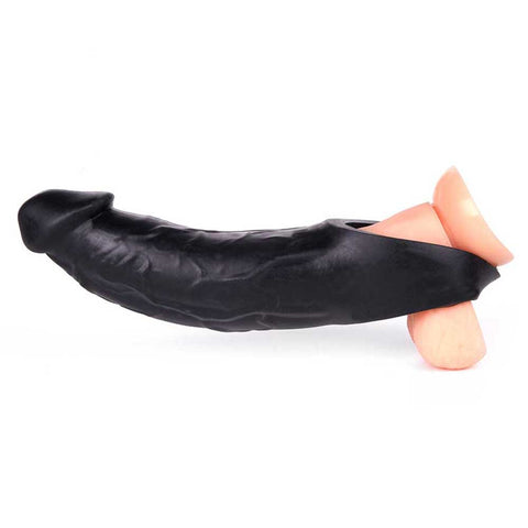 9 Inch Silicone Penis Sleeve Extender for Length & Girth