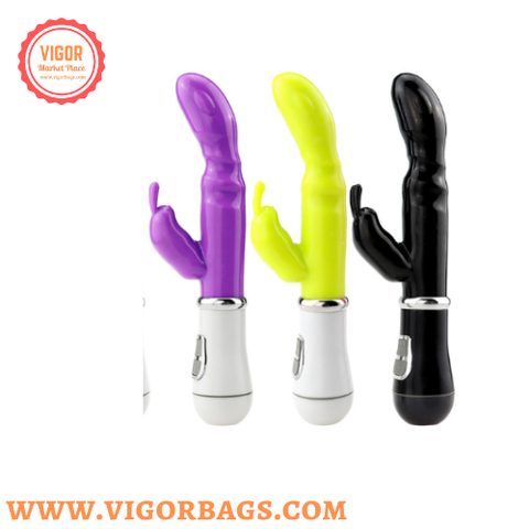 Rabbit ear ticking dildo & Silicone Rabbit Vibrator G Spot 1