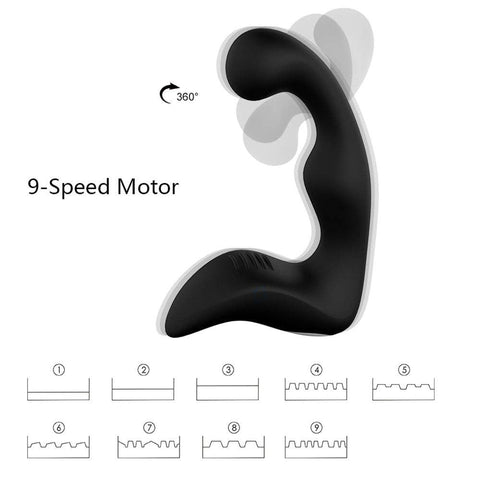9 Speed Remote Control Vibrating Prostate Massager | FORTIS