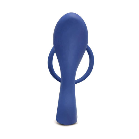 Plugged Silicone Cock Ring Prostate Massager