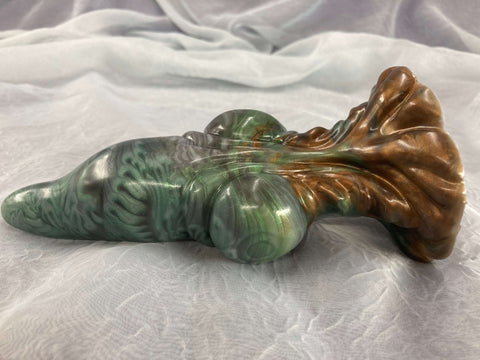 Squiddong - Multi-Color Silicone Dildo, Medium Firmness