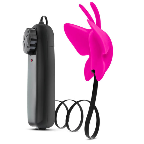 Luxe - Butterfly Teaser Silicone Vibrator - Fuchsia