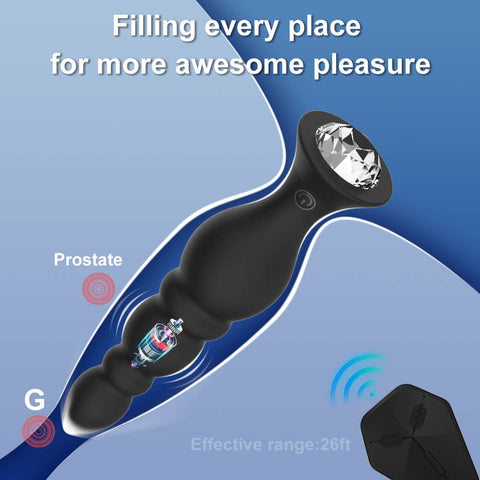 Sexy toys anal plug vibration wireless remote control massag