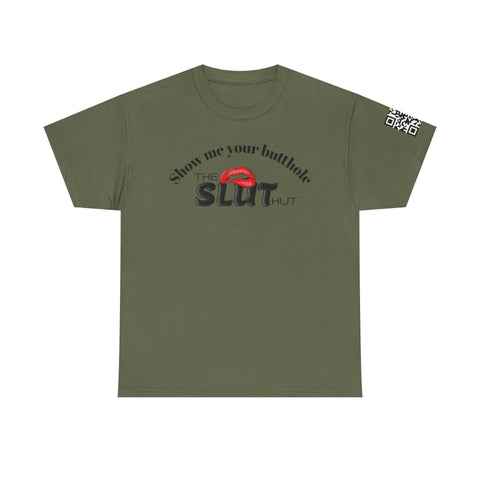 Unisex Tee - Website QR Code - "Show me your butthole"