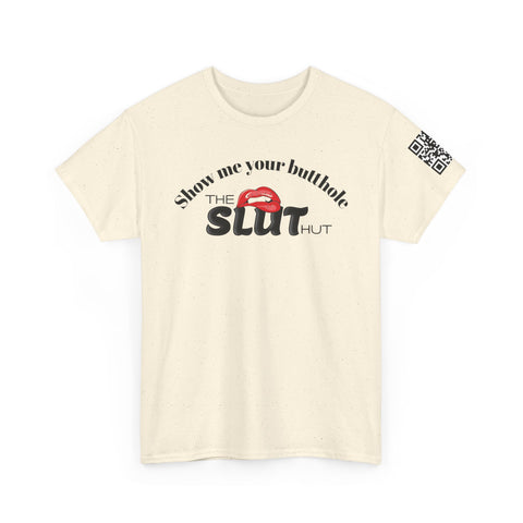 Unisex Tee - Website QR Code - "Show me your butthole"
