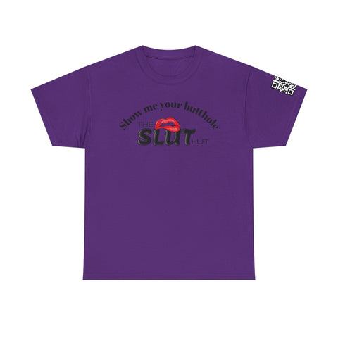 Unisex Tee - Website QR Code - "Show me your butthole"