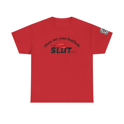 Unisex Tee - Website QR Code - "Show me your butthole"