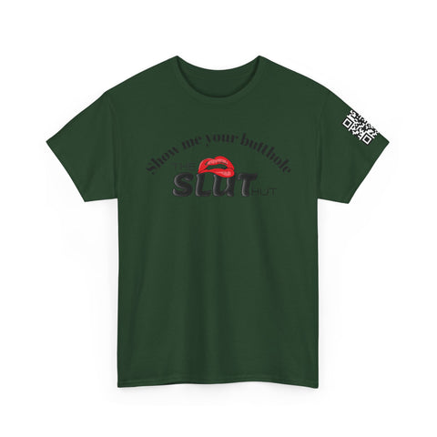 Unisex Tee - Website QR Code - "Show me your butthole"