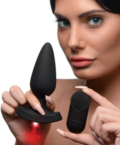 28X Laser F**k Me Silicone Anal Plug w/Remote
