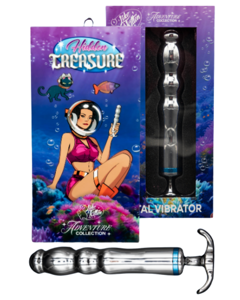 Hidden Treasure – Ribbed Metal Vibrator
