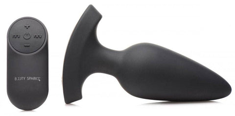 28X Laser Heart Silicone Anal Plug With Remote