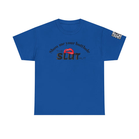 Unisex Tee - Website QR Code - "Show me your butthole"