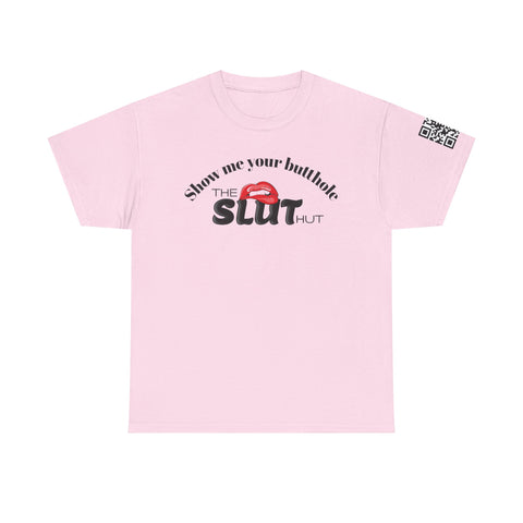 Unisex Tee - Website QR Code - "Show me your butthole"