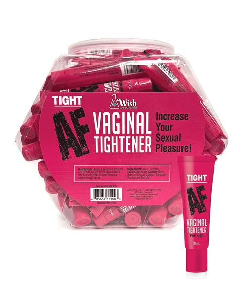 Tight AF Vaginal Tightening Cream POP Display/65 10ml Tubes