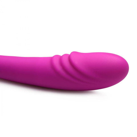 7X Double Team Silicone Double Dildo w/ Remote